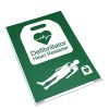 Defibrillator Heart Restarter Sign