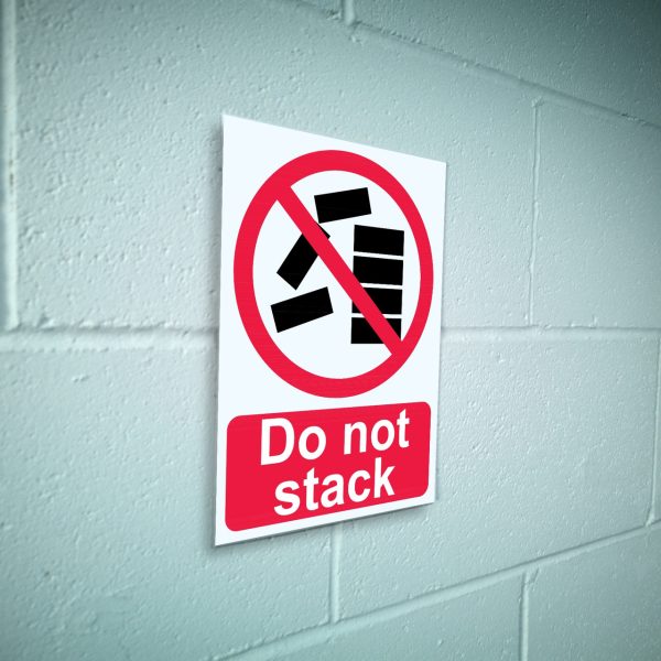 Do not stack sign
