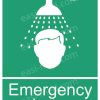 Emergency Shower Sign