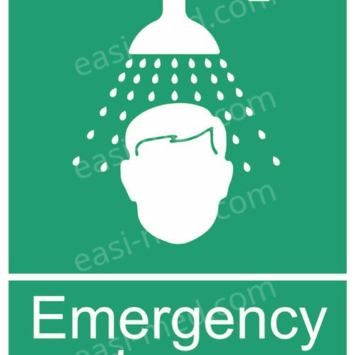 Emergency Shower Sign