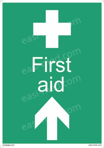 First Aid Ahead Sign