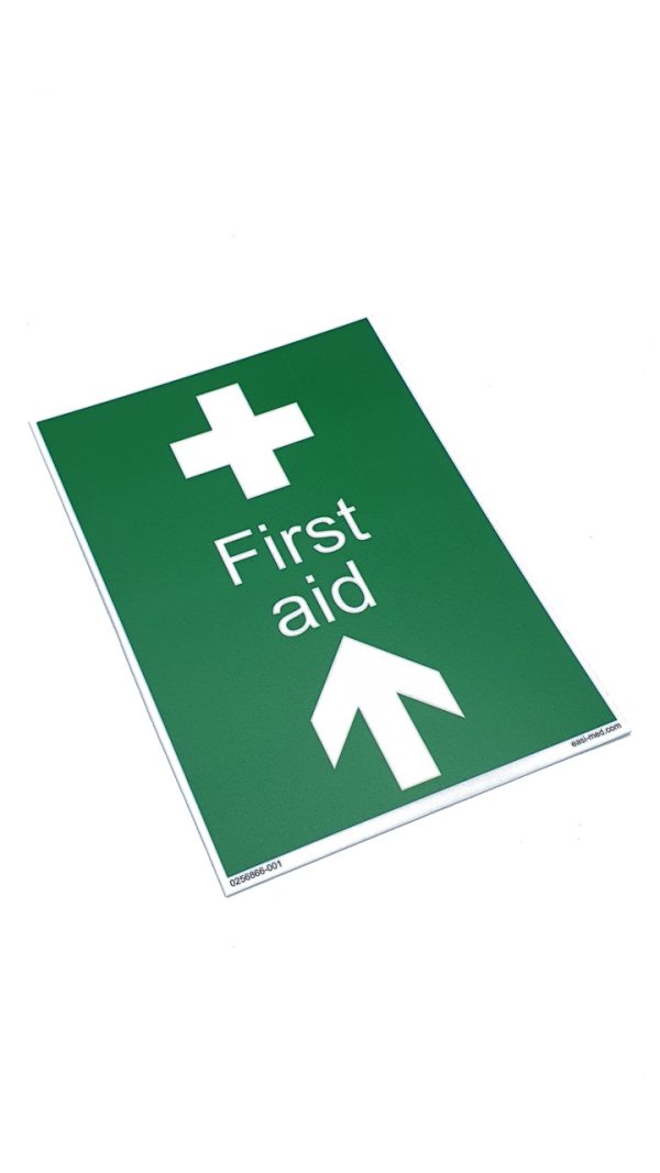 First Aid Ahead Sign