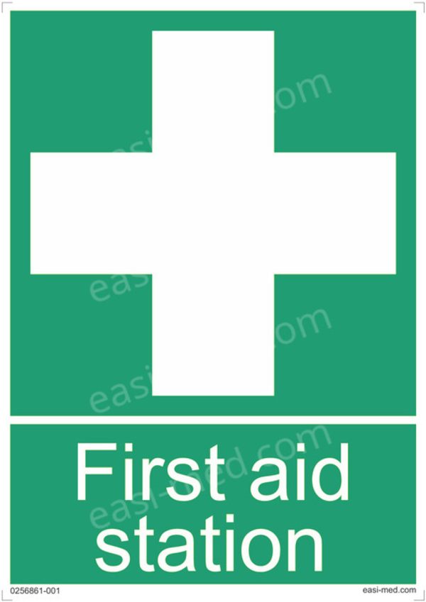 First Aid Station Sign