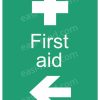 First Aid Left Sign