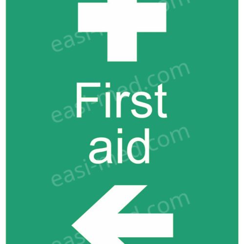 First Aid Left Sign