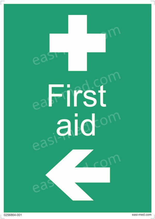 First Aid Left Sign