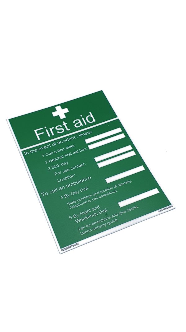 In the Event of Accident / Illness