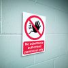 No admittance authorised personnel only sign
