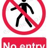 No entry sign