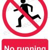 No running sign