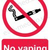 No vaping sign