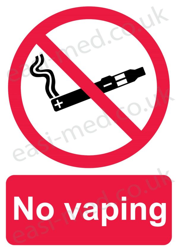 No vaping sign
