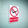 No vaping sign