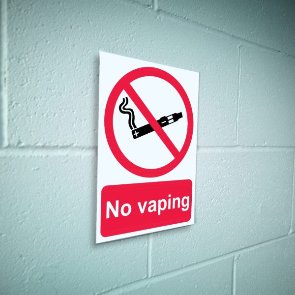 No vaping sign