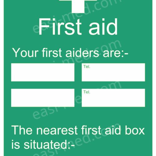 Your First Aiders Are Sign