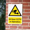 24 Hour CCTV in Operation Sign – A5, A4, A3 | Vinyl Sticker & Rigid PVC – Easi-Signs