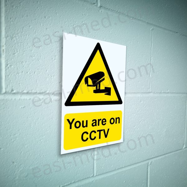 You Are on CCTV Sign – A5, A4, A3 | Vinyl Sticker & Rigid PVC – Easi-Signs