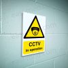 CCTV in Operation Dome Camera Sign – A5, A4, A3 | Vinyl Sticker & Rigid PVC – Easi-Signs