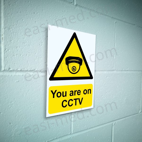You Are on CCTV Dome Camera Sign – A5, A4, A3 | Vinyl Sticker & Rigid PVC – Easi-Signs