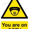 You Are on CCTV Dome Camera Sign – A5, A4, A3 | Vinyl Sticker & Rigid PVC – Easi-Signs