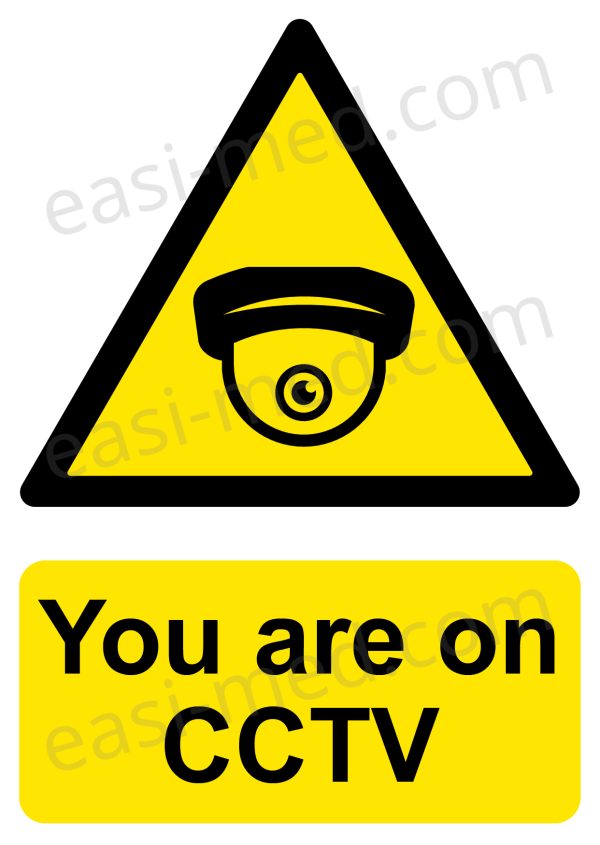 You Are on CCTV Dome Camera Sign – A5, A4, A3 | Vinyl Sticker & Rigid PVC – Easi-Signs