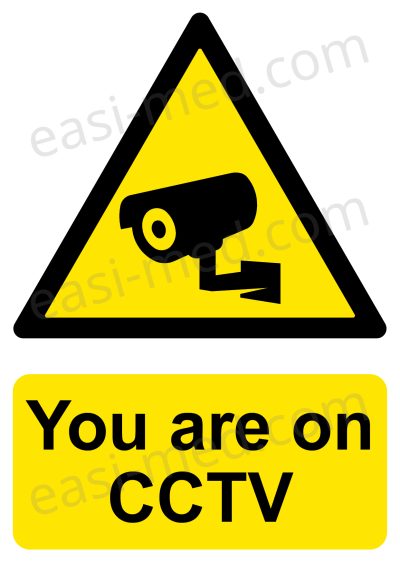 You Are on CCTV Bullet Camera Sign – A5, A4, A3 | Vinyl Sticker & Rigid PVC – Easi-Signs