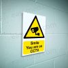 Smile You Are on CCTV Bullet Camera Sign – A5, A4, A3 | Vinyl Sticker & Rigid PVC – Easi-Signs