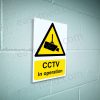 CCTV in Operation Ceiling Mount Camera Sign – A5, A4, A3 | Vinyl Sticker & Rigid PVC – Easi-Signs