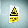 You Are on CCTV Ceiling Mount Camera Sign – A5, A4, A3 | Vinyl Sticker & Rigid PVC – Easi-Signs