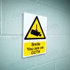 Smile You Are on CCTV Ceiling Mount Camera Sign – A5, A4, A3 | Vinyl Sticker & Rigid PVC – Easi-Signs