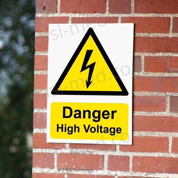 Danger High Voltage Sign – Electrical Safety Warning | A5, A4, A3 | Easi-Signs