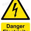Danger Electricity Safety Sign – Electrical Hazard Warning | A5, A4, A3 | Easi-Signs