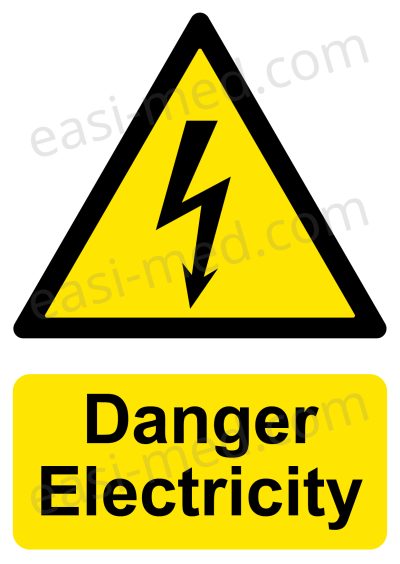 Danger Electricity Safety Sign – Electrical Hazard Warning | A5, A4, A3 | Easi-Signs