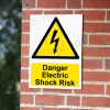 Danger Electric Shock Risk Safety Sign – Electrical Hazard Warning | A5, A4, A3 | Easi-Signs