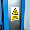 Danger Electric Shock Risk Safety Sign – Electrical Hazard Warning | A5, A4, A3 | Easi-Signs