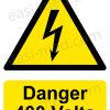 Danger 400 Volts Electrical Safety Sign | A5, A4, A3 | Easi-Signs