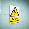 Danger HV Supply Electrical Warning Sign | A5, A4, A3 | Easi-Signs
