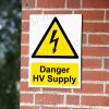 Danger HV Supply Electrical Warning Sign | A5, A4, A3 | Easi-Signs