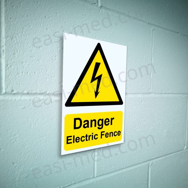 Danger Electric Fence Warning Sign | A5, A4, A3 | Easi-Signs