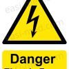 Danger Electric Fence Warning Sign | A5, A4, A3 | Easi-Signs
