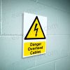 Danger Overhead Cables Safety Sign | A5, A4, A3 | Easi-Signs