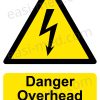 Danger Overhead Cables Safety Sign | A5, A4, A3 | Easi-Signs