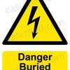 Danger Buried Cables Safety Sign – Excavation Hazard | A5, A4, A3 | Easi-Signs