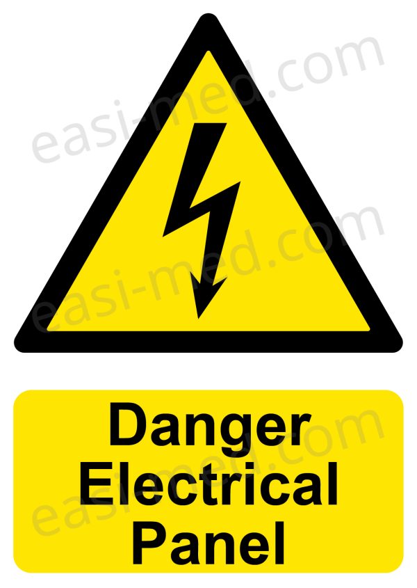 Danger Electrical Panel Safety Sign | A5, A4, A3 | Electrical Hazard Warning