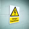 Danger Transformer Safety Sign | A5, A4, A3 | High Voltage Electrical Warning