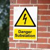 Danger Substation Sign | A5, A4, A3 | Electrical Hazard Safety Notice