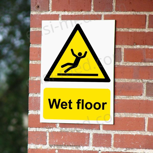 Wet Floor Warning Sign | A5, A4, A3 | Easi-Signs