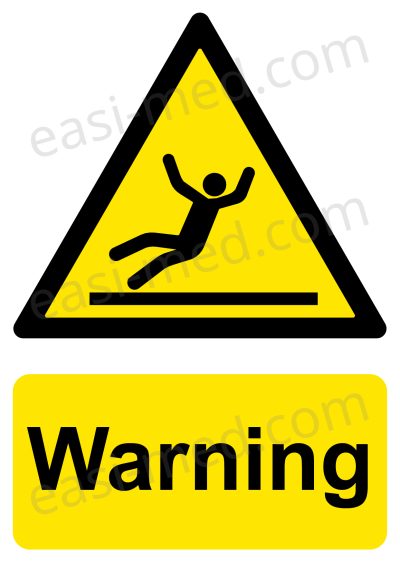 Warning Slip Hazard Safety Sign | A5, A4, A3 | Easi-Signs