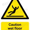 CA-SLIP-PORT-001-07-WM Caution Wet Floor Please Take Care Sign | A5, A4, A3 | Easi-Signs