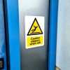 CA-SLIP-PORT-001-10-FROSTED-GLASS-WM Caution Slippery When Wet Safety Sign | A5, A4, A3 | Easi-Signs